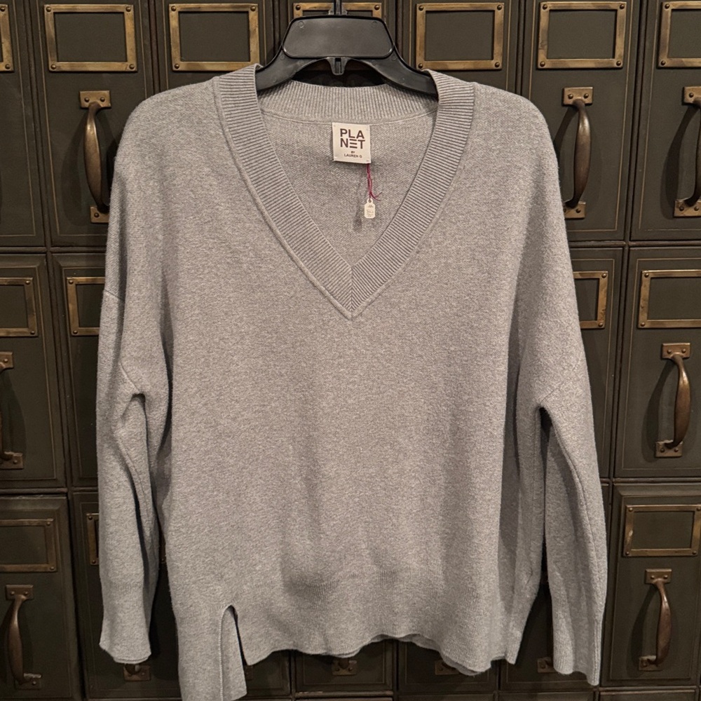 PLANET by Lauren G Pima Cotton Sweater